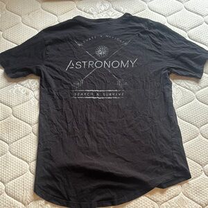 Astronomy Graphic Short-Sleeve Tee — Black